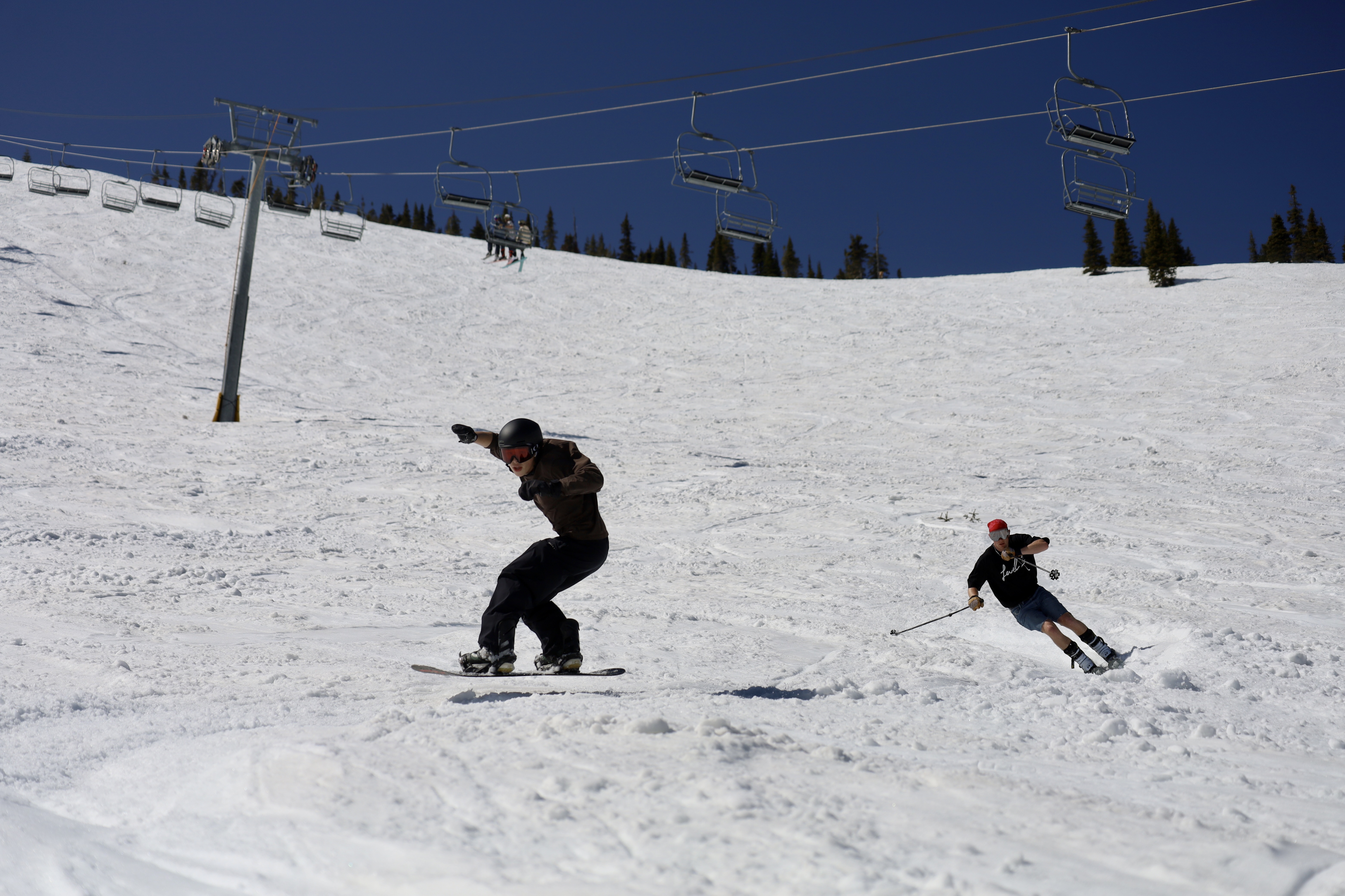 snowboarding